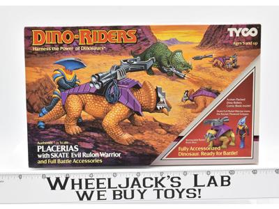 Placerias W Skate Boxed Dino Riders Vintage Action Figure 1988 Tyco