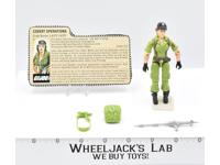 Lady Jaye V1 100% Complete GI Joe 1985 Hasbro Action Figure Vintage