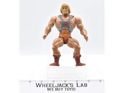 He-Man SOFT HEAD BROKEN CROTCH 1982 MOTU Masters of the Universe Action Figure