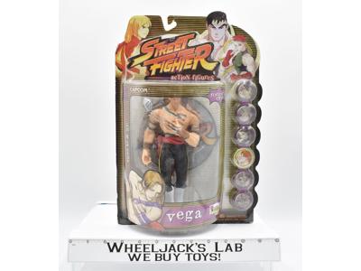 Vega BLACK Pants Street Fighter ReSaurus 1999 Capcom NEW MOSC Action Figure