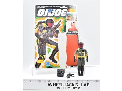 Python Viper W/Cardback Complete GI Joe 1988 Hasbro Action Figure Vintage
