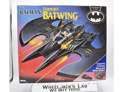 Batman Turbojet Batwing Vehicle w Box 100% Complete Kenner 1991 Action Figure