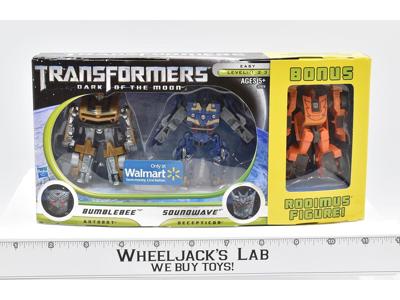 Bumblebee Soundwave BONUS Rodimus Walmart NEW DOTM Hasbro Transformers