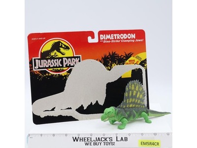 Dimetrodon JP01 Dino Strike COMPLETE Jurassic Park 1993 Kenner W/CARDBACK WORKS