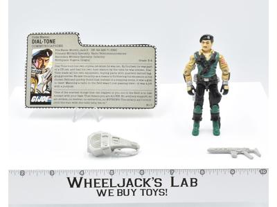 Dial Tone Communications 100% Complete GI Joe 1986 Hasbro Action Figure Vintage