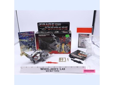 Sludge 100% Complete W/BOX & BUBBLES 1985 Vintage Hasbro G1 Transformers Figure