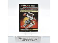 Ratchet Action Figure Robot Instruction Manual 1985 Hasbro G1 Transformers
