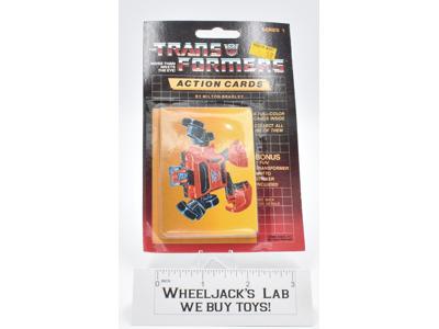Cliffjumper Sealed Pack Card #24 of Transformers Trading Action Cards 1985 G1