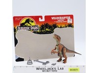 Velociraptor JP03 COMPLETE Jurassic Park Hasbro W/CARDBACK WORKS