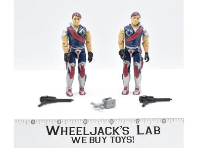Tomax &amp; Xamot V1 100% Complete GI Joe 1985 Hasbro Action Figure Vintage
