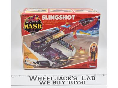 Slingshot Ace Riker 100% Complete W Box MASK M.A.S.K. 1986 Kenner Vintage
