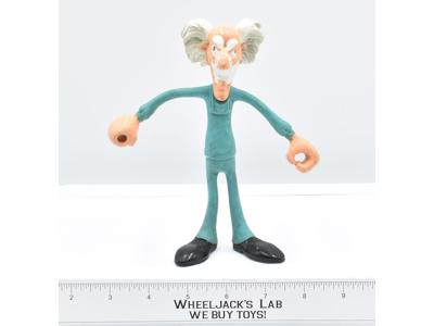 Mad Scientist Bendy Bend Em Bendable Twistable Action Figure 1987 Mattel Arco