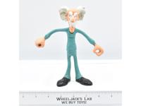 Mad Scientist Bendy Bend Em Bendable Twistable Action Figure 1987 Mattel Arco