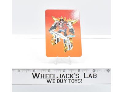 Snarl Card 36 Variant Color Transformers Action Trading Cards 1985 G1