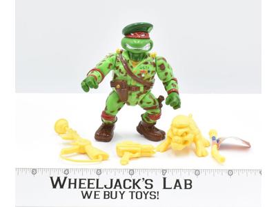 Military Green Raphael 1991 Complete TMNT Teenage Mutant Ninja Turtle Playmates