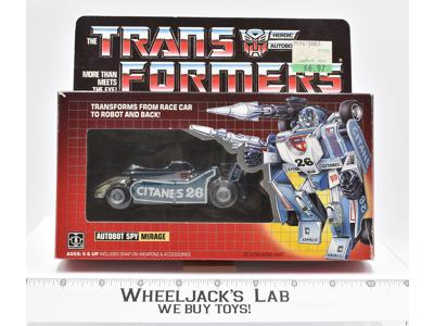 Mirage NICE BOX MIB 100% Complete 1985 Vintage Hasbro G1 Transformers