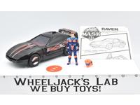 Raven Calhoun Burns Vehicle M.A.S.K. Vintage 1986 Action Figure