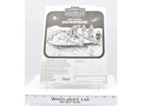 Rebel Armored Snowspeeder Instructions ESB 1980 Star Wars Vintage Kenner
