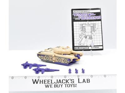 Blitzwing ~ 100% Complete 1985 Vintage G1 Transformers Action Figure W MANUAL