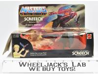 Screech W Box Complete 1982 He-Man Masters of the Universe MOTU Mattel