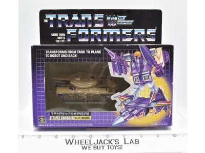 Blitzwing NICE BOX MIB NR MINT FIGURE 1985 Vintage Hasbro G1 Transformers