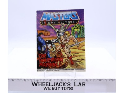 The Warrior Machine Mini Comic He-Man Masters of the Universe MOTU