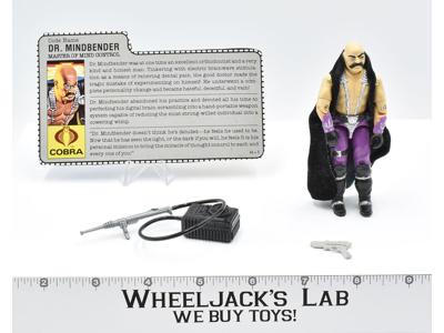 Dr. Mindbender 100% Complete GI Joe 1986 Hasbro Action Figure Vintage