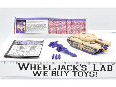 Blitzwing ~ 100% Complete 1985 Hasbro G1 Transformers Action Figure WITH PAPERS