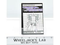 Blitzwing Action Figure Instruction Manual Booklet 1985 Hasbro G1 Transformers