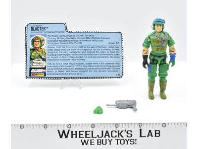 Blaster Hovercraft Driver 100% Complete GI Joe 1987 Hasbro ARAH Vintage