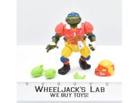 TD Tossin' Leo 100% Complete 1991 TMNT Teenage Mutant Ninja Turtle Playmates