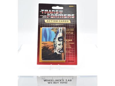 Jazz Sealed Pack Card #129 Transformers Trading Action Cards 1985 G1