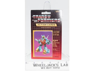 Slag Sealed Pack Card #33 of Transformers Trading Action Cards 1985 G1