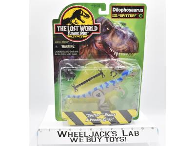 Dilophosaurus Spitter Site B NEW The Lost World Jurassic Park Kenner 1997