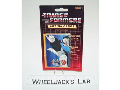 Prowl Jazz Sealed Pack Card #130 Transformers Trading Action Cards 1985 G1