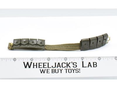 GI Joe 1964 12" Green Ammo/Cartridge Belt Accessory Vintage Hasbro Action Figure