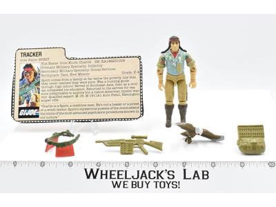 Spirit Tracker #B 100% Complete 1984 GI Joe Hasbro Action Figure Vintage