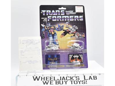 Frenzy &amp; Laserbeak W/ BUBBLE NR MINT FIGURE Vintage Hasbro 1985 G1 Transformers