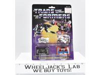 Ravage &amp; Rumble CARDBACK W BUBBLE NR MINT FIGURES Vintage 1984 G1 Transformers