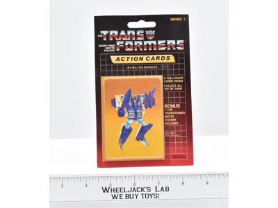 Blitzwing Sealed Pack Card #111 Transformers Trading Action Cards 1985 G1