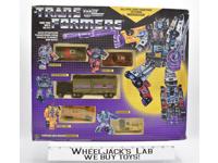 Menasor Giftset UNUSED STICKERS ENGLISH UK MIB Vintage 1986 G1 Transformers