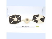 Imperial Tie Fighter WHITE 100% Complete Star Wars 1978 Vintage Kenner Vehicle