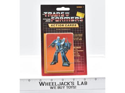 Thundercracker Sealed Pack Card #102 Transformers Trading Action Cards 1985 G1