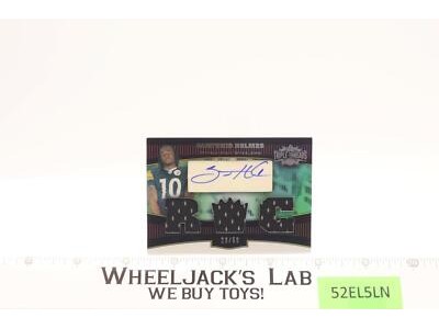 Santonio Holms Steelers Rookie Autographed Patch Card 2006 Topps Triple Threads