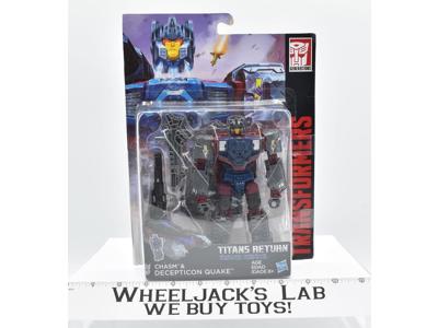 Decepticon Quake &amp; Chasm NEW Deluxe Titans Return Generations Transformers