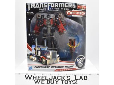 Fireburst Optimus Prime Voyager 2011 Transformers Dark of the Moon NEW Hasbro