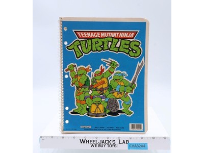 Wide Ruled School Notebook Teenage Mutant Ninja Turtles 1990 Mirage Studios
