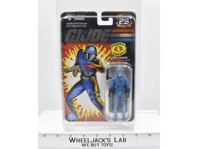 Cobra Commander NEW W Star Case GI Joe 25th Anniversary 2007 Hasbro