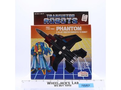 Phantom F-15 Complete Transistors Robots 1985 Four Star Action Figure NEW MIB