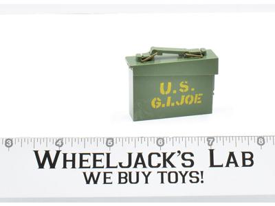 GI Joe 1964 12" Green Ammo Box Accessory Vintage Action Hasbro
